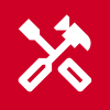 Tools icon red