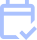 blue calendar icon